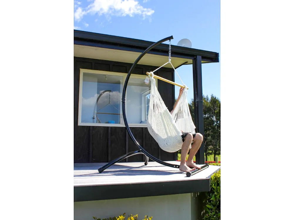 Mexican Chair Hammock - Polyester - White