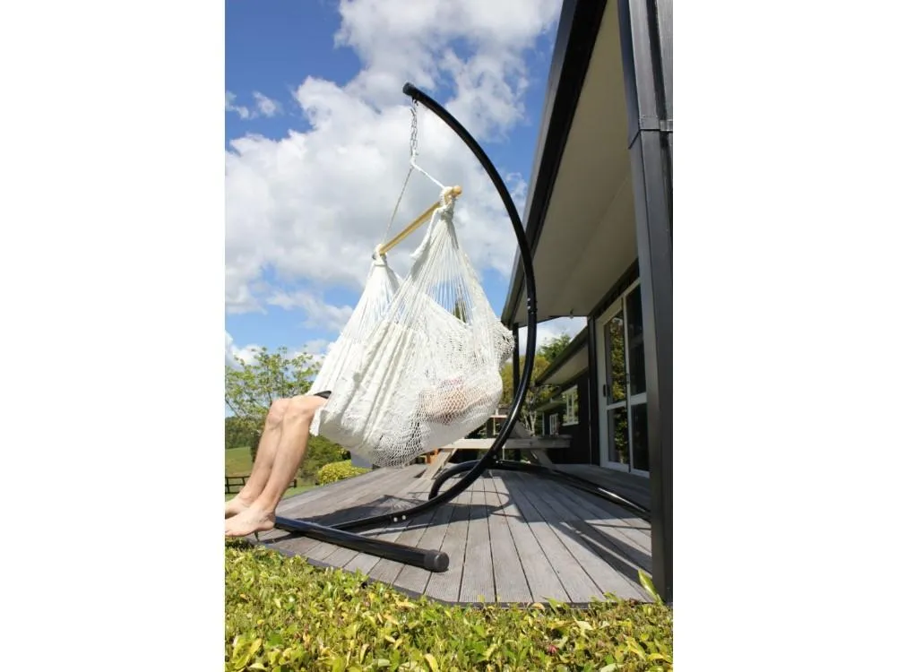 Mexican Chair Hammock - Polyester - White