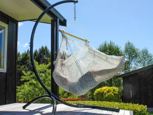 Mexican Chair Hammock - Polyester - White