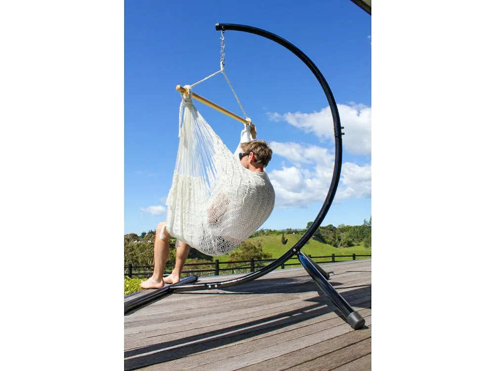 Mexican Chair Hammock - Polyester - White