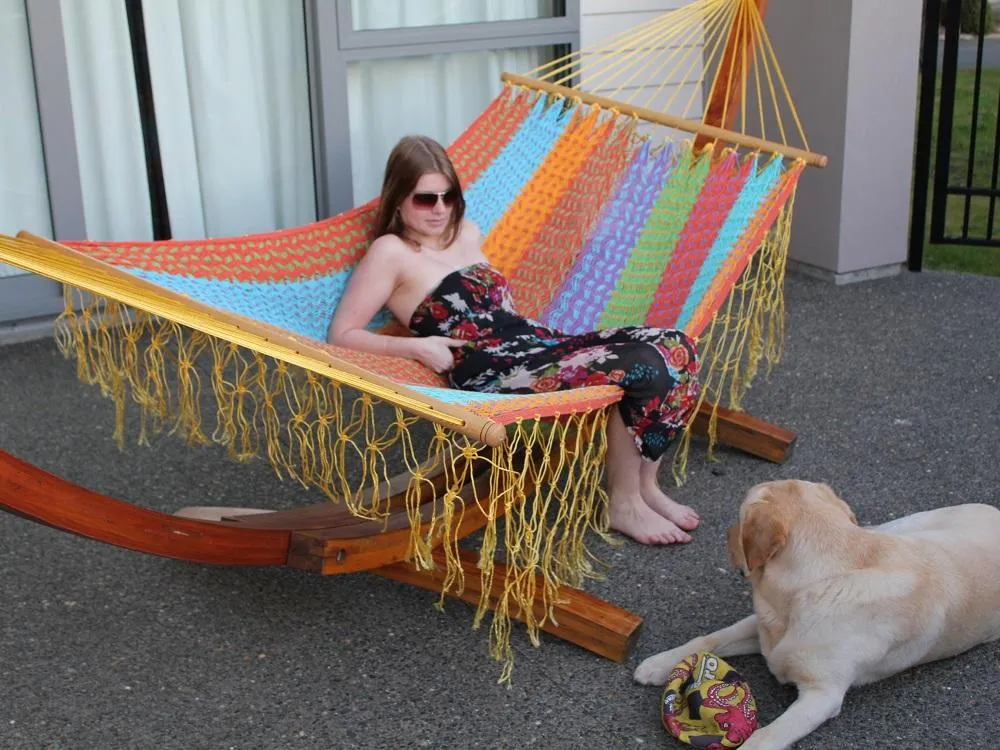 Mexican Spreader Bar Hammock - Multicolour