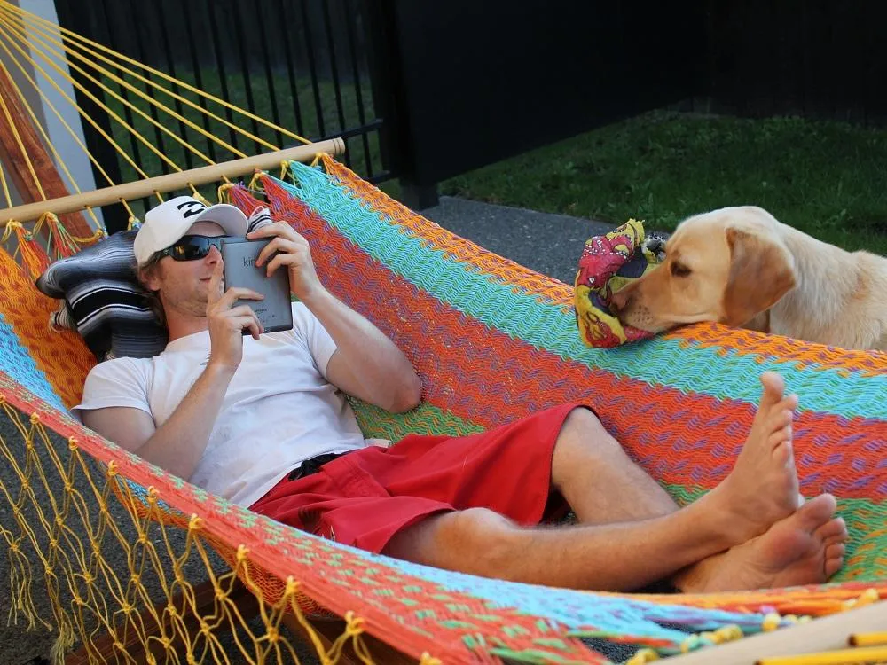Mexican Spreader Bar Hammock - Multicolour
