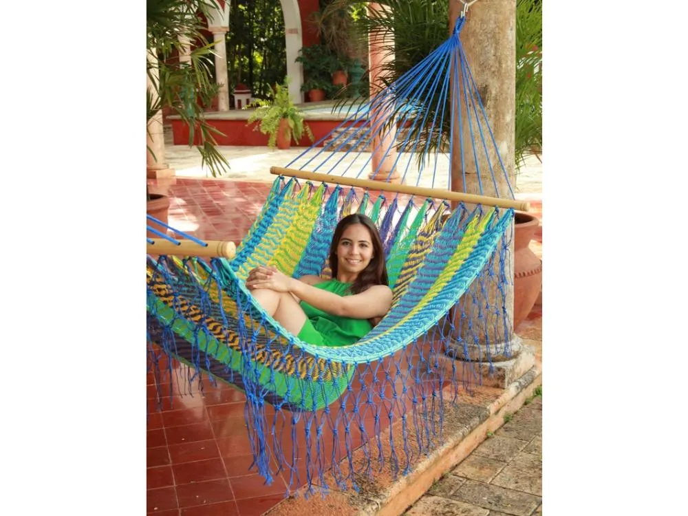 Mexican Spreader Bar Hammock - Multicolour