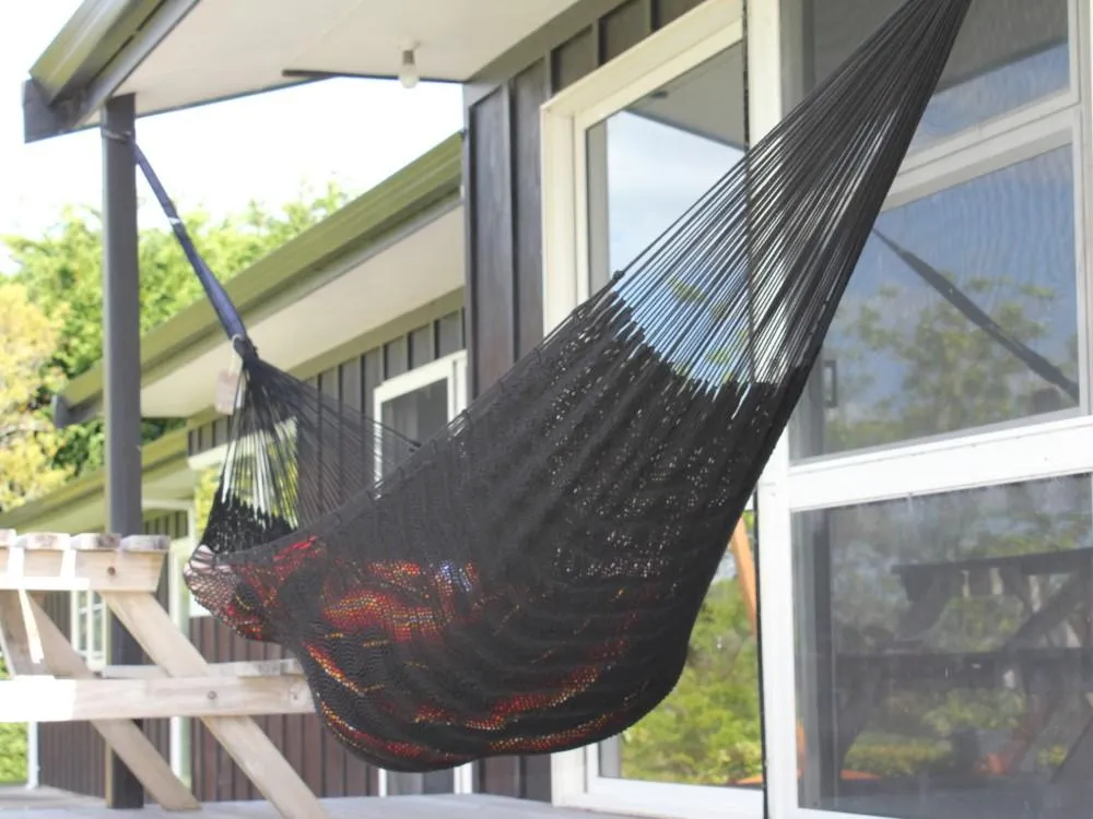 Mexican Weather Resistant Polyester Hammock - Black
