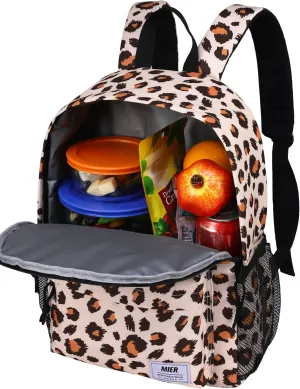 MIER Insulated Backpack Cooler Small Leakproof Lightweight Cute for Women Men to Work, Picnics, Camping, Park Day Trips, 15 L