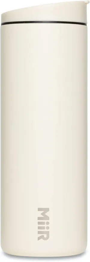 MiiR Flip Traveler 16oz - Double-Wall Vacuum Insulated with Leakproof Flip Lid, BPA-Free Stainless Steel Construction, Insulated Tumbler for Hot or Cold Drinks