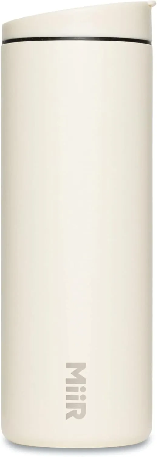 MiiR Flip Traveler 16oz - Double-Wall Vacuum Insulated with Leakproof Flip Lid, BPA-Free Stainless Steel Construction, Insulated Tumbler for Hot or Cold Drinks