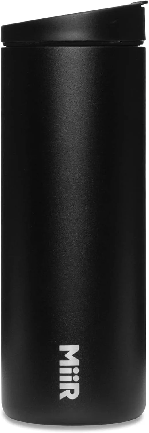 MiiR Flip Traveler 16oz - Double-Wall Vacuum Insulated with Leakproof Flip Lid, BPA-Free Stainless Steel Construction, Insulated Tumbler for Hot or Cold Drinks