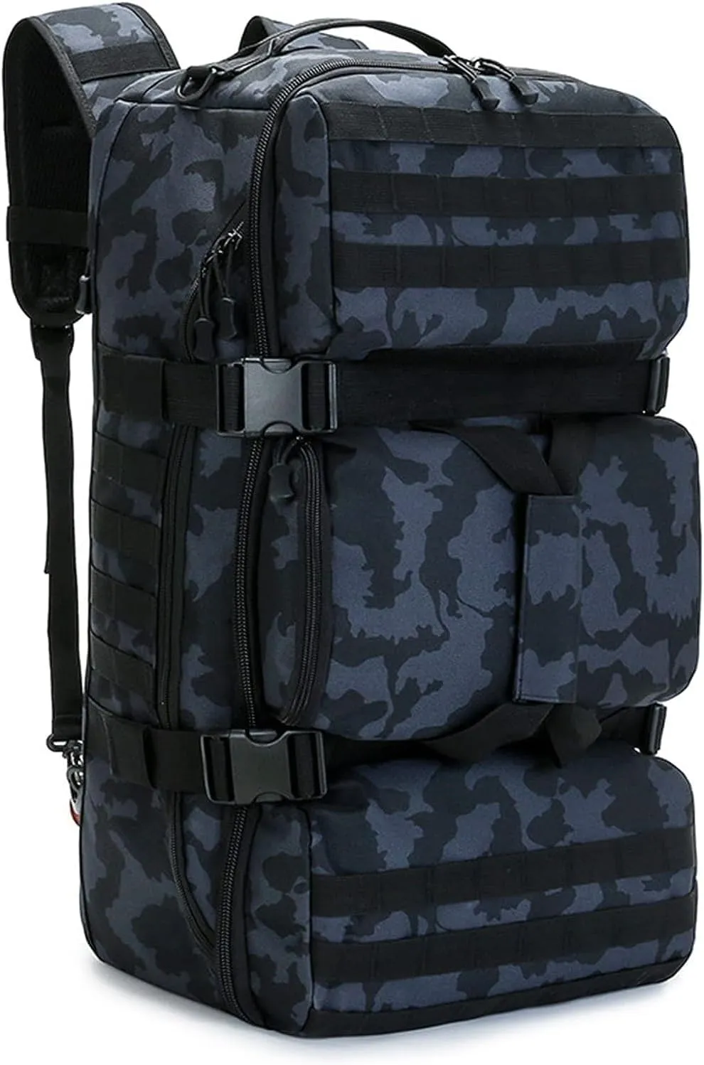 Military Tactical Backpack, 60L Extra Large Waterproof Outdoor Hiking Backpack, Men's Camping Backpack, Hiking Duffel Bag For Hunting Hiking Fishing Climbing Travel Deserts (Color : D)