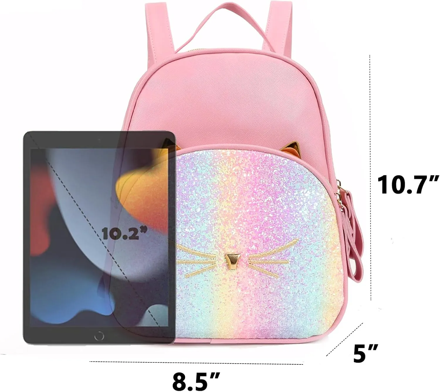 Mini Backpack for Girls Teens Women Small Cat Backpack Purse