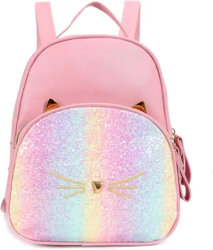 Mini Backpack for Girls Teens Women Small Cat Backpack Purse