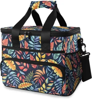 MNSRUU Cooler Bag Green Cactus Soft Cooler Bag Insulated Lunch Totes Picnic Bag Beach Cooler Lunch Box Container with Adjustable Shoulder Strap