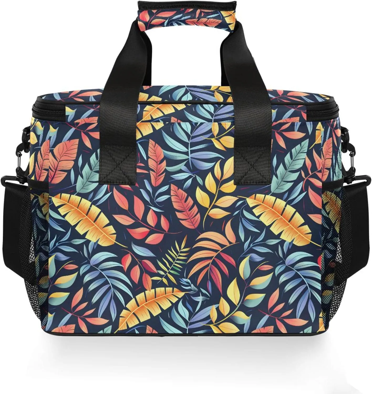 MNSRUU Cooler Bag Green Cactus Soft Cooler Bag Insulated Lunch Totes Picnic Bag Beach Cooler Lunch Box Container with Adjustable Shoulder Strap