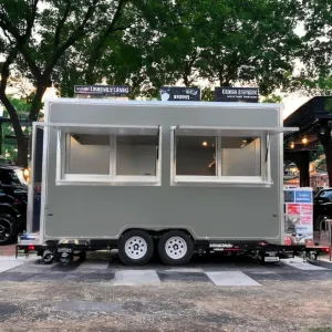 Mobile Restaurant Trailers, Food Trucks, ice hot Dog carts, Catering Equipment, Vending Trailers Custom Cream and Coffee Trucks—Ideal for Parks City Centers