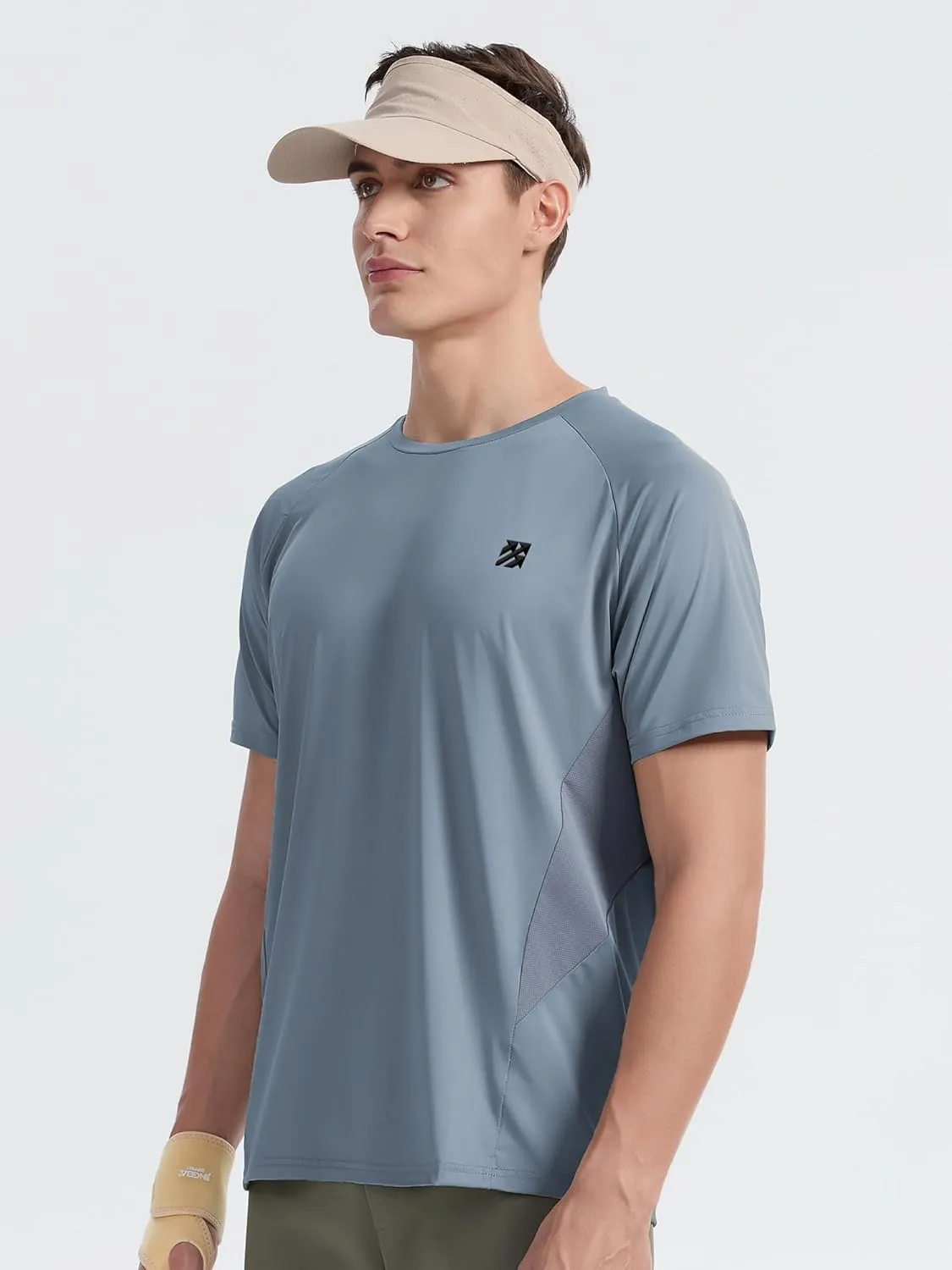 Moisture Wicking Quick Dry Soft Pickleball Workout Hiking Camping Running Shirts for Men Outdoor Sports