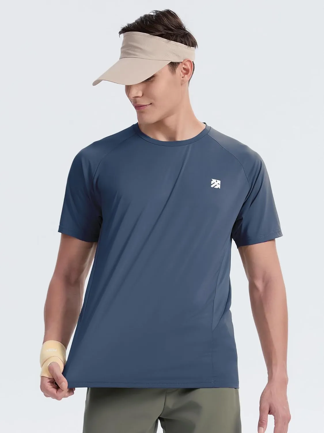 Moisture Wicking Quick Dry Soft Pickleball Workout Hiking Camping Running Shirts for Men Outdoor Sports