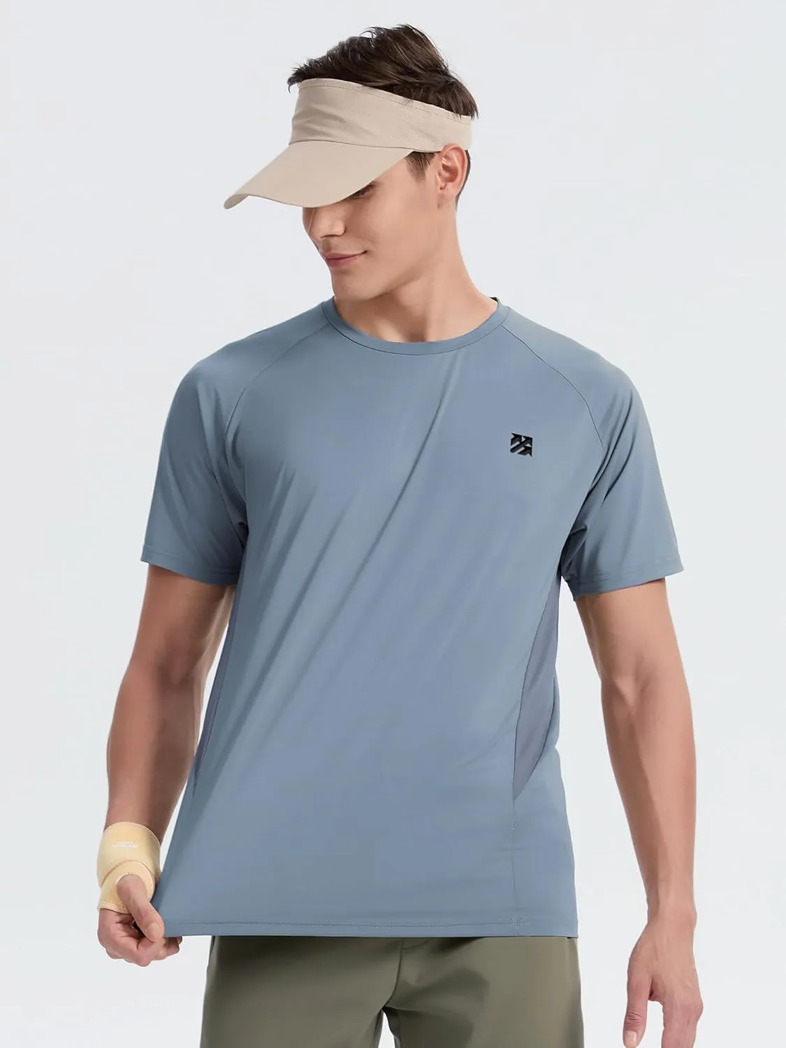 Moisture Wicking Quick Dry Soft Pickleball Workout Hiking Camping Running Shirts for Men Outdoor Sports