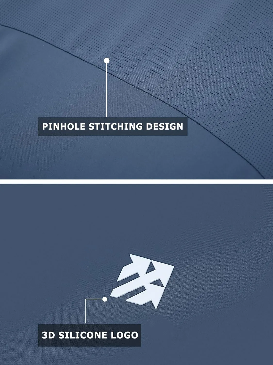 Moisture Wicking Quick Dry Soft Pickleball Workout Hiking Camping Running Shirts for Men Outdoor Sports