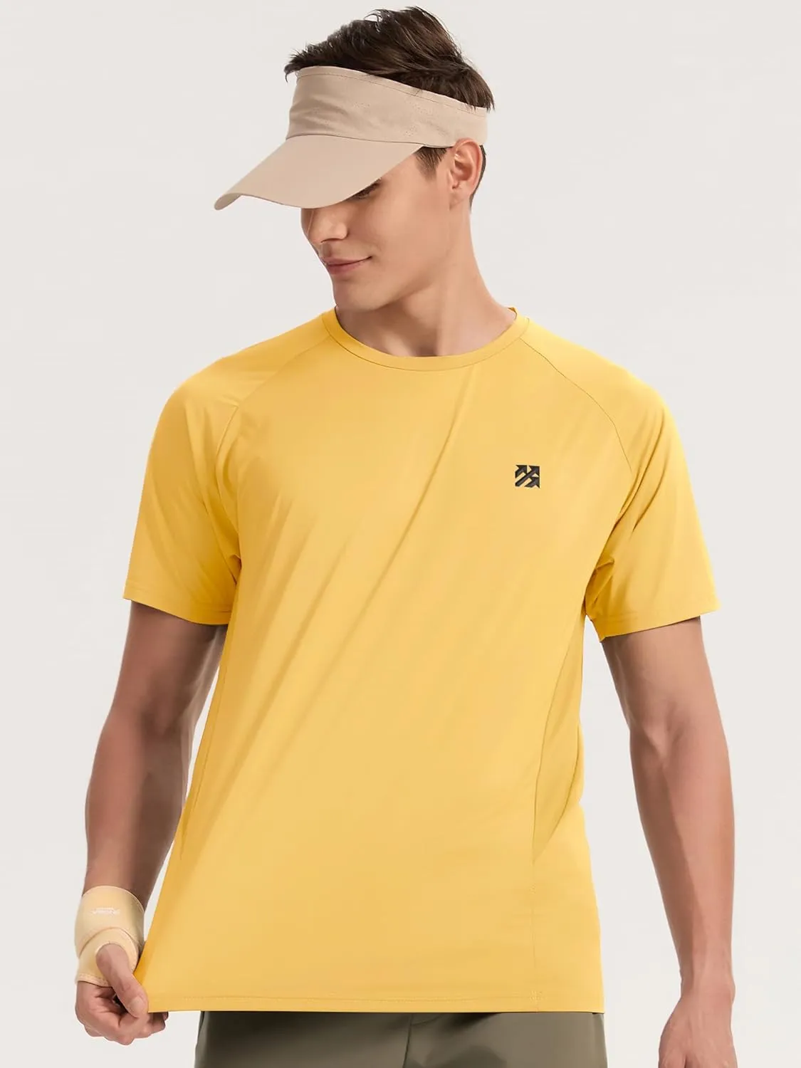 Moisture Wicking Quick Dry Soft Pickleball Workout Hiking Camping Running Shirts for Men Outdoor Sports