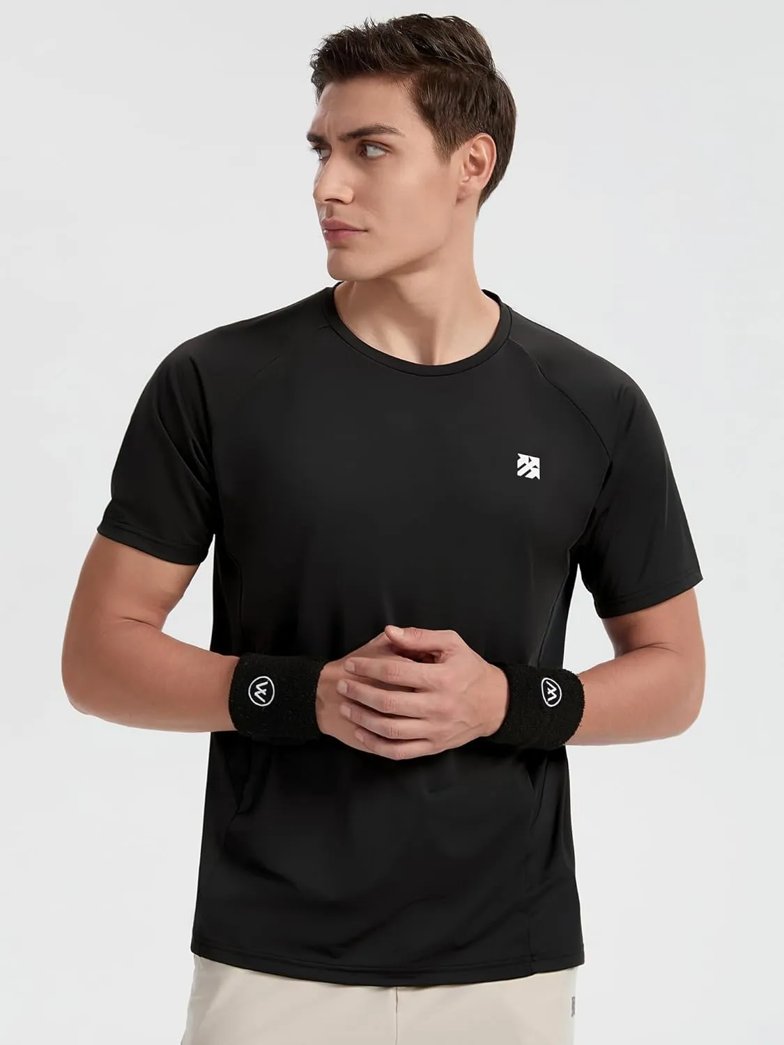 Moisture Wicking Soft Running Pickleball Workout Shirts for Men