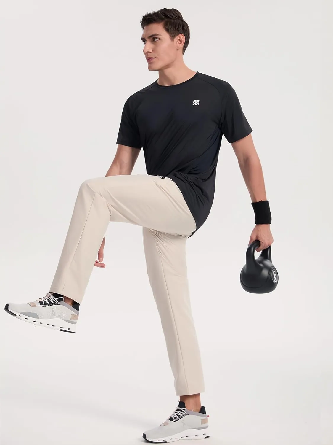 Moisture Wicking Soft Running Pickleball Workout Shirts for Men