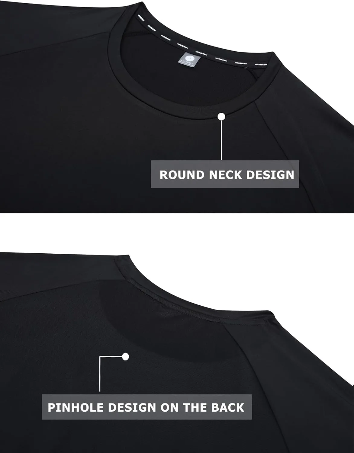 Moisture Wicking Soft Running Pickleball Workout Shirts for Men
