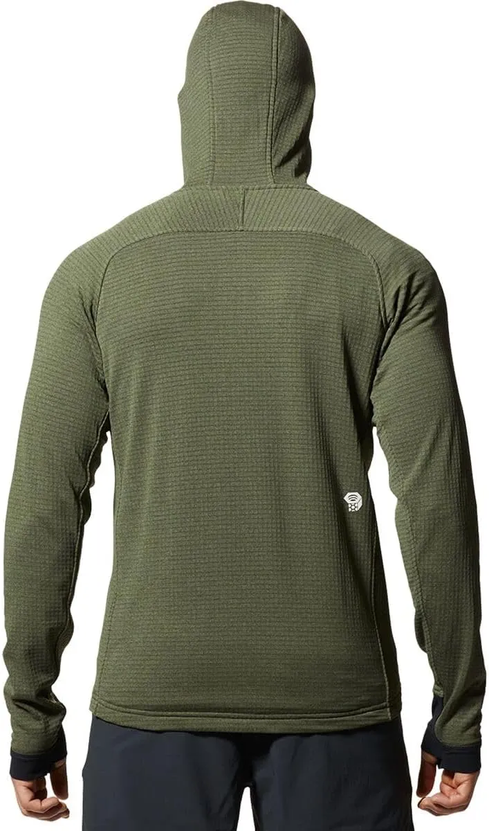 Mountain Hardwear Men's Polartec Power Grid Full Zip Hoody