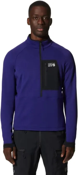 Mountain Hardwear Men's Polartec Power Grid Half Zip Jacket