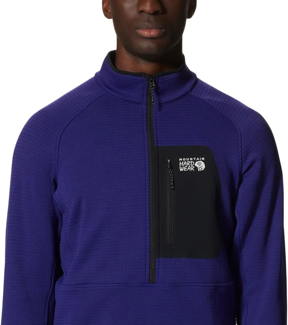 Mountain Hardwear Men's Polartec Power Grid Half Zip Jacket