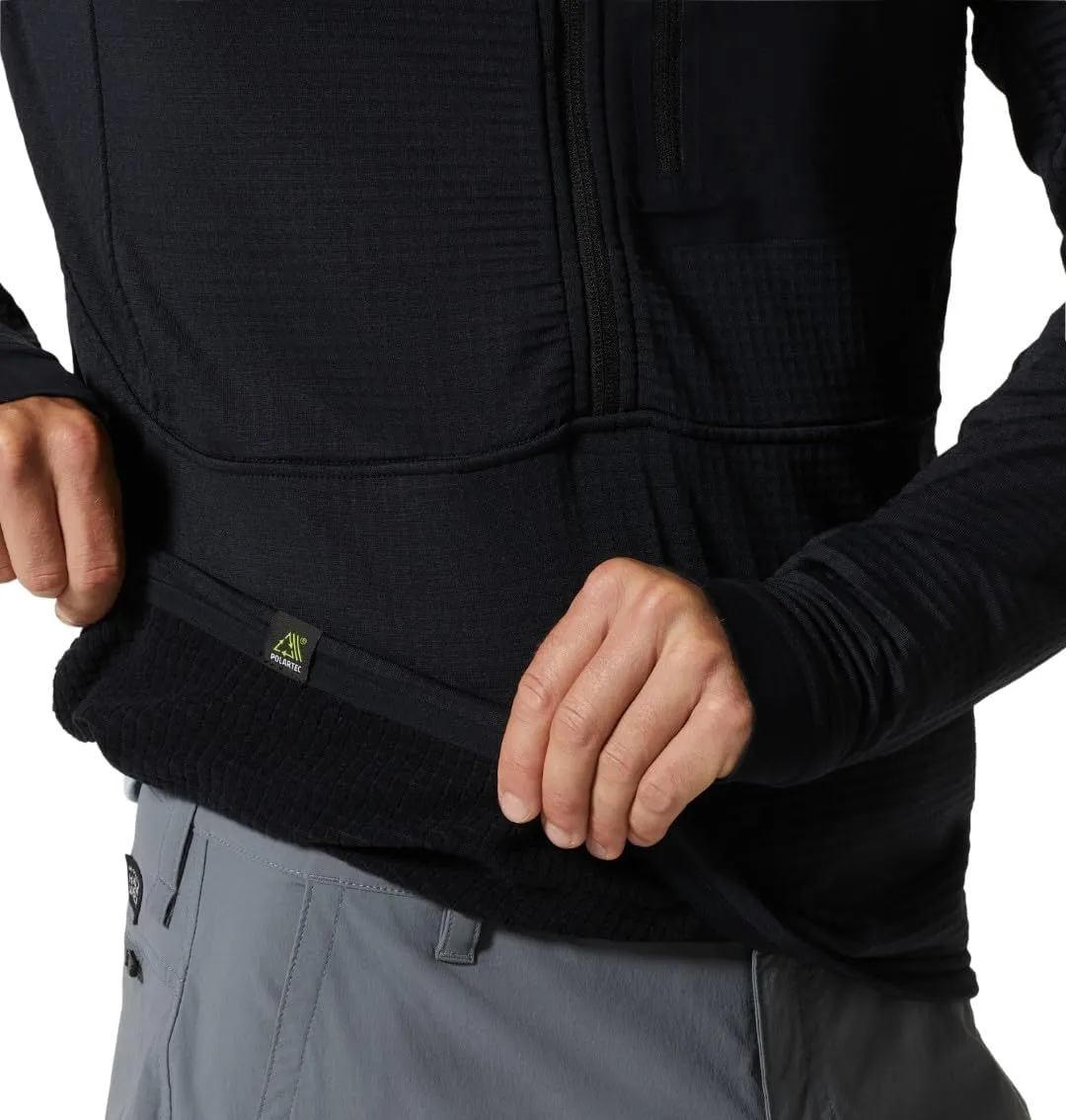 Mountain Hardwear Men's Polartec Power Grid Half Zip Jacket