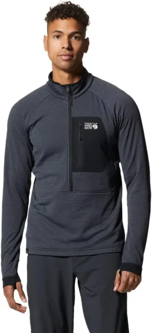 Mountain Hardwear Men's Polartec Power Grid Half Zip Jacket