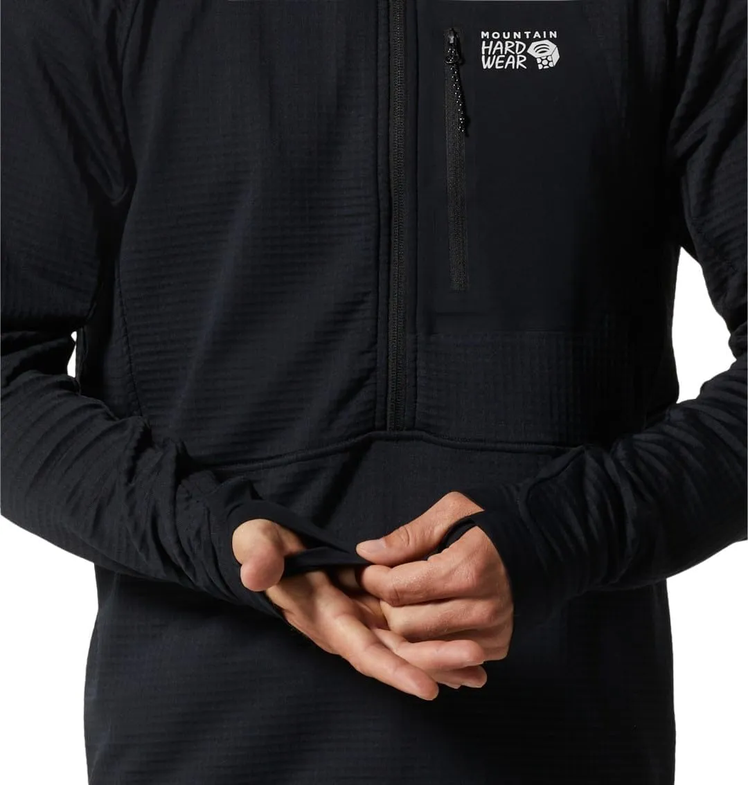 Mountain Hardwear Men's Polartec Power Grid Half Zip Jacket