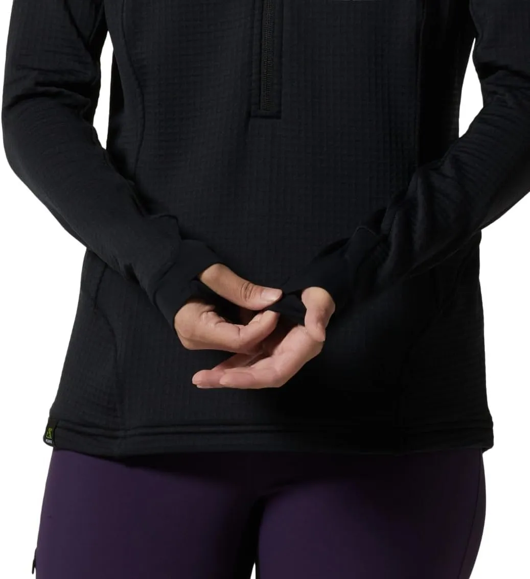 Mountain Hardwear Women's Polartec Power Grid Half Zip Jacket