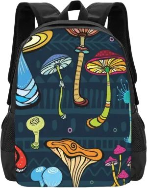 Mushroom Lightweight Packable Backpack Travel Casual Large Capacity Daypack Foldable Backpack For Men Women
