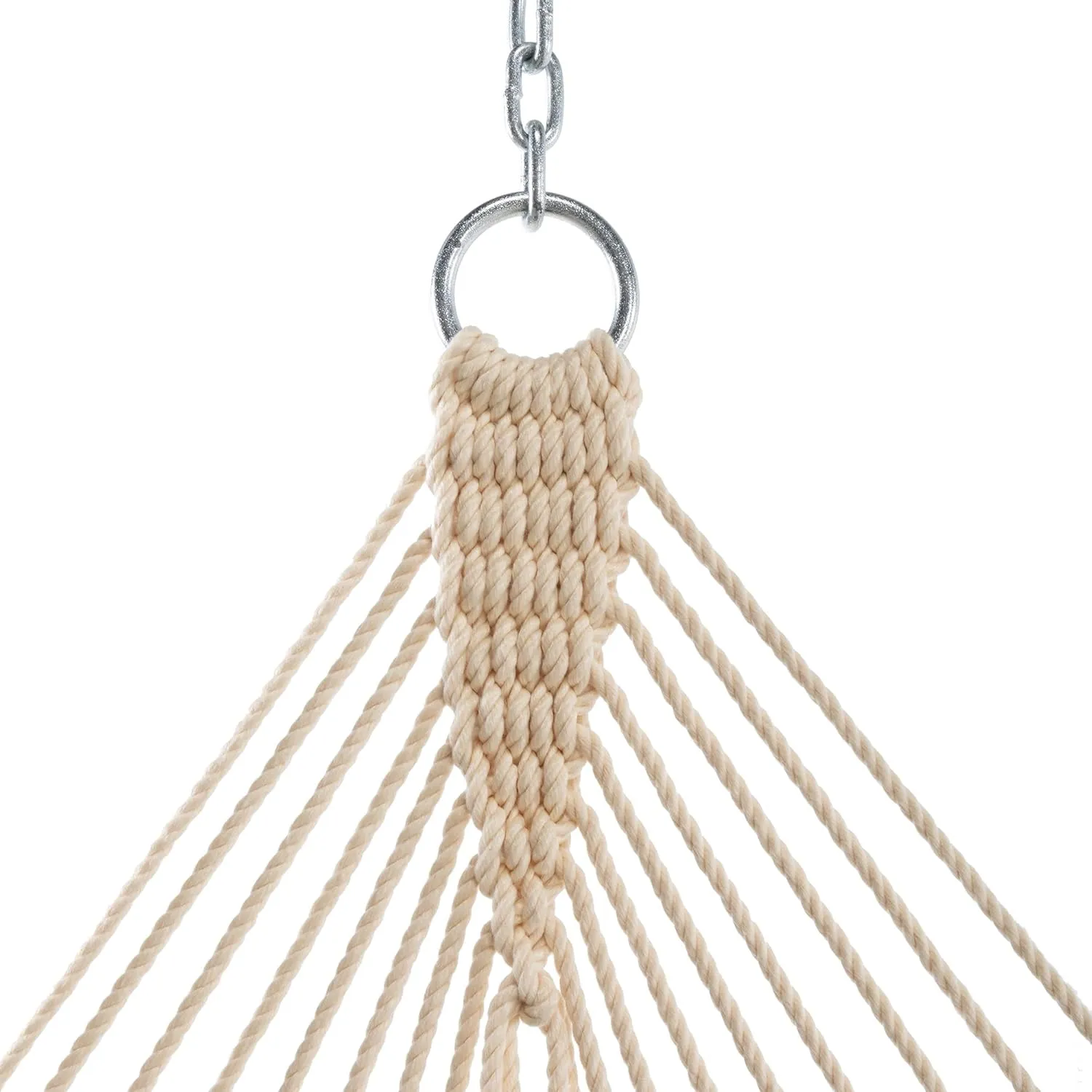 Nags Head Hammocks Peyton Granite Sunbrella Quilted Hammock, Constructed of Durable Fabrics, Cumaru Spreader Bar, Rolled Rim Grommets, Galvanized Hardware, Handcrafted in The Carolinas