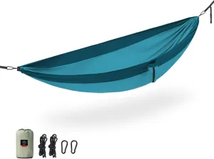 Naturehike Camping Hammock, Single & Double Hammock 794 Lb Capacity 1 & 2 Person Hammock Portable Tree Hammock for Outside Travel Hiking Camping Accessories (Blue, Double(114 * 70.86 inch))
