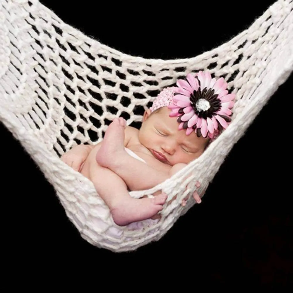 Newborn Crochet Hammock Cocoon - Photo Prop