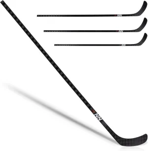 No Name Ice Hockey Stick 100% 18k Carbon Fiber Lightweight Textured Grip