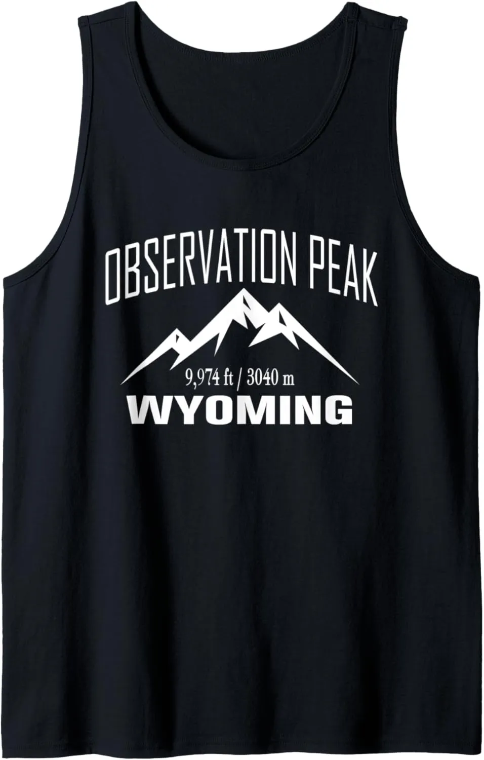 OBSERVATION PEAK WYOMING Climbing Summit Club Outdoor Gift Tank Top
