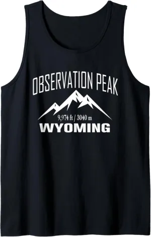 OBSERVATION PEAK WYOMING Climbing Summit Club Outdoor Gift Tank Top
