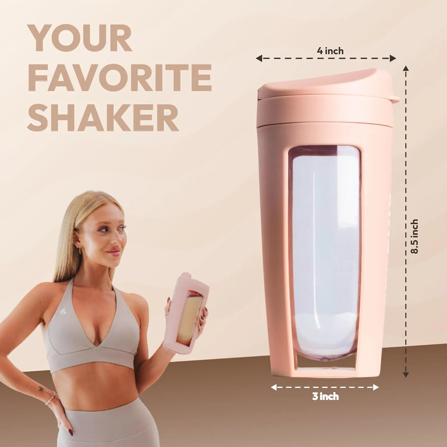 Odor-Free Fitness Bottle Flip Lid – Leakproof, Eco-Friendly, Easy Clean, Multi-Use Hydration Bottle – White, Chrome Rose Gold, Pink, Purple, Beige (Chrome Rose Gold, Pack of 2)