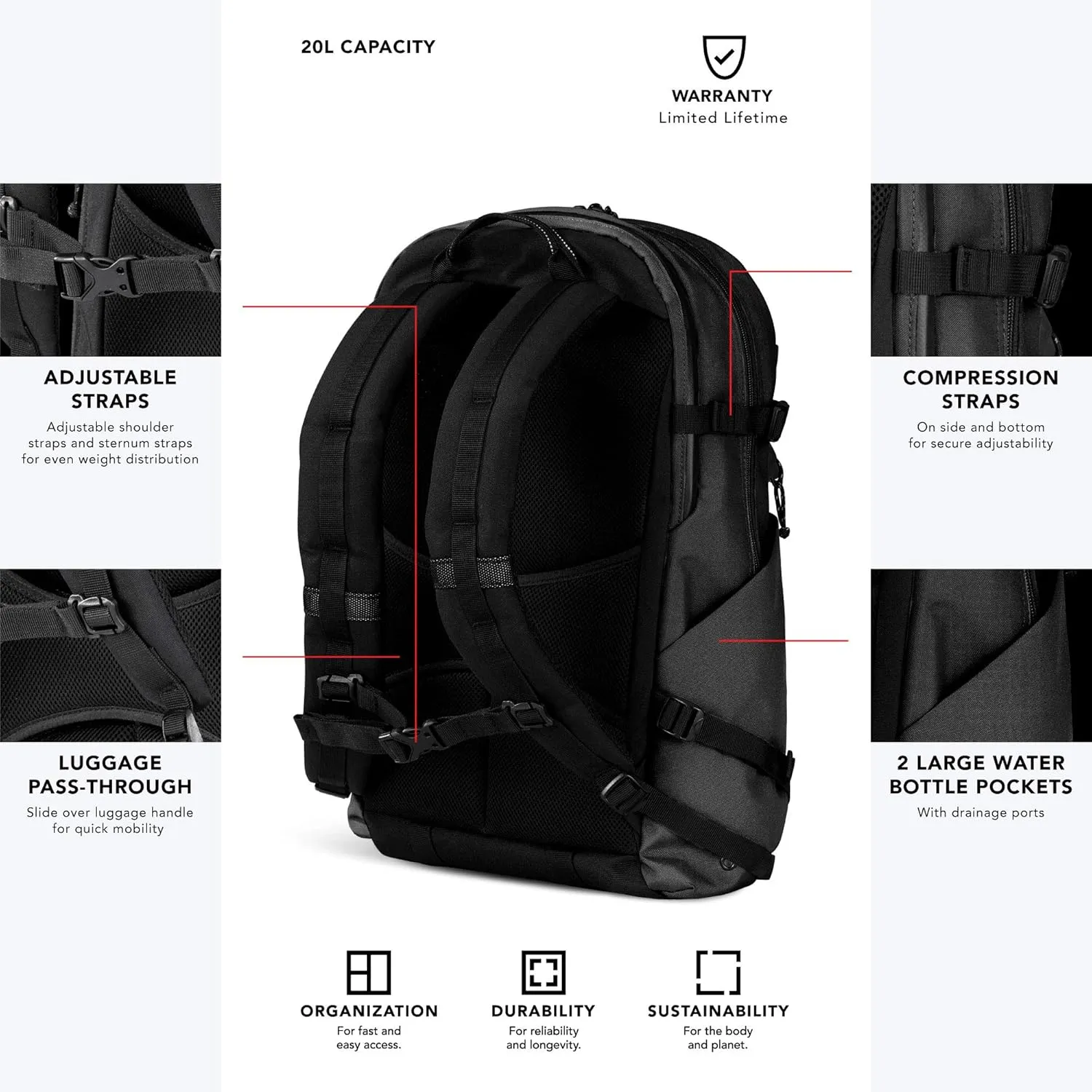 OGIO Men's Backpack, Haze, One Size
