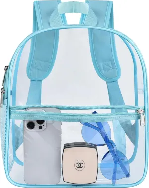Oraben Clear Backpack for Stadium Events Stadium Backpack Waterproof 12x6x12 Clear Bag for Adult Concert Sport Work