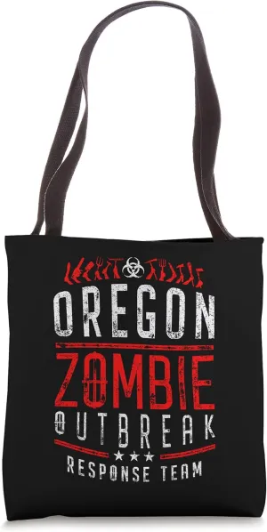 Oregon Zombie Outbreak Response Team Halloween Tote Bag