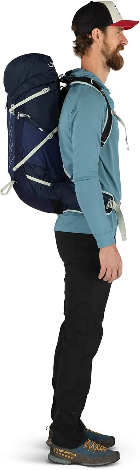 Osprey Talon 33L Men's Hiking Backpack with Hipbelt, Eclipse Grey, S/M
