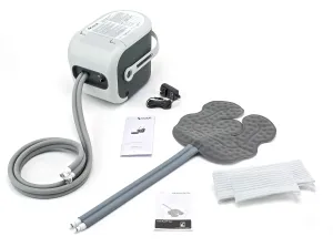 Ossur Cold Rush Therapy Machine System with Universal Pad - Ergonomic Ice Machine, Adjustable Cold Therapy Machine, Quiet and Lightweight Cooling Pad, Strong Cryotherapy Freeze Kit Pump