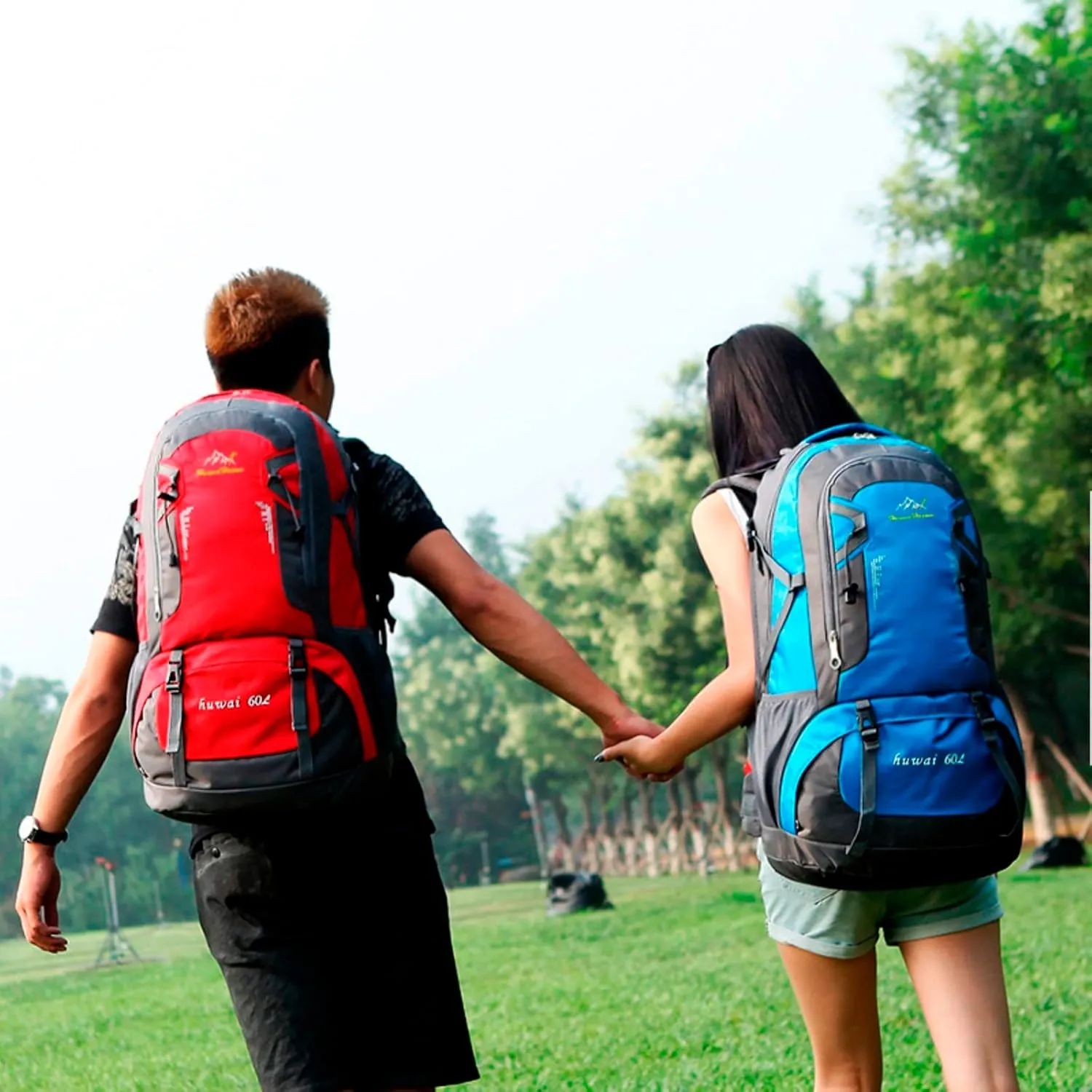 Outdoor Backpack Large Capacity 60L Hiking Bags Climbing Mountaineering Backpacks Backpacking Backpack