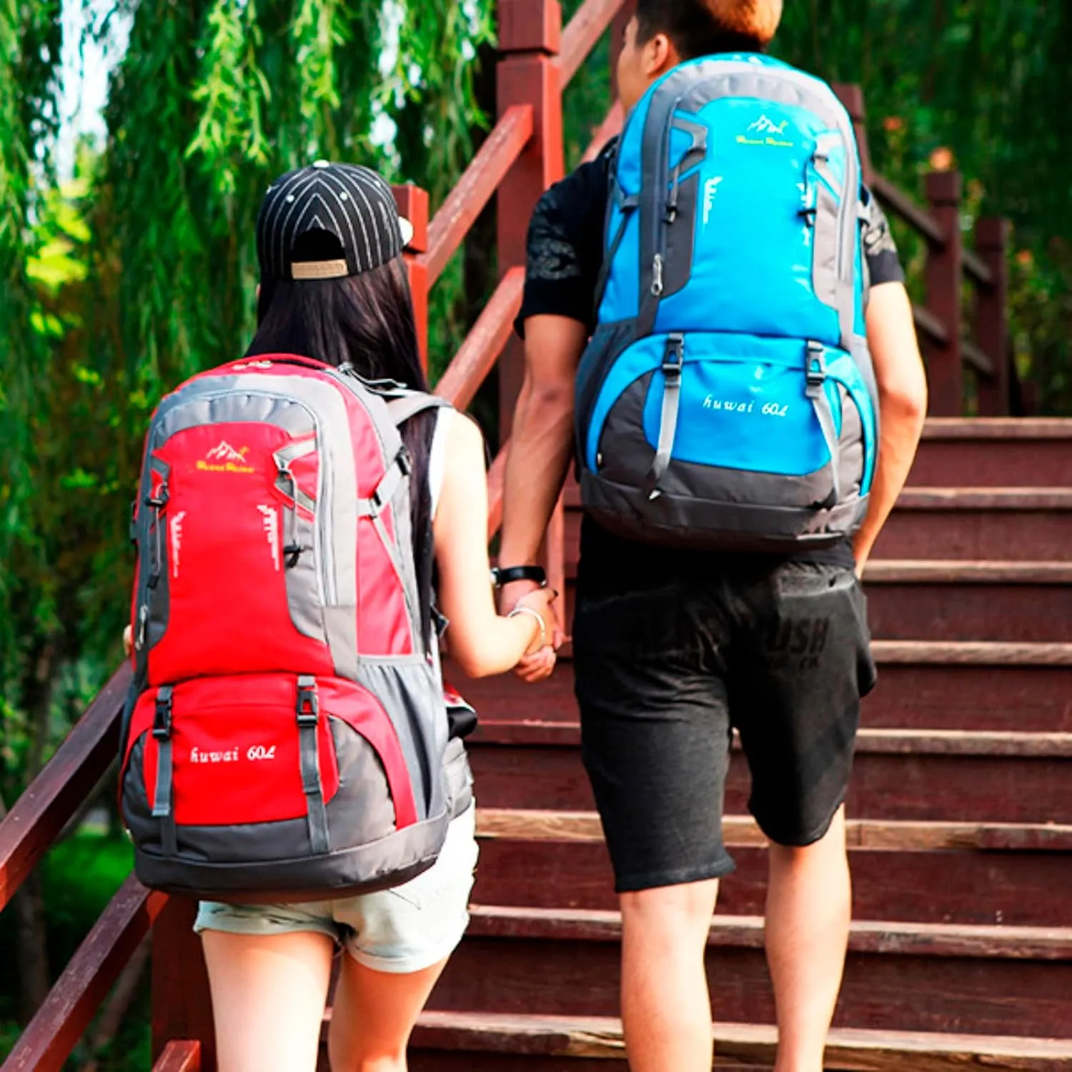Outdoor Backpack Large Capacity 60L Hiking Bags Climbing Mountaineering Backpacks Backpacking Backpack