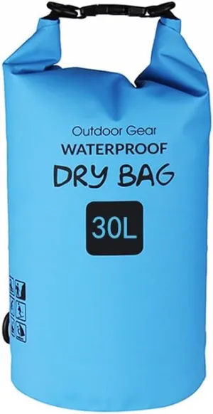 Outdoor Sports Dry Bag Sack, Waterproof 20L/25L/30L Heavy-Duty 500D Rollup Storage Pouch for Kayaking Boating Rafting Fishing Camping Swimming Canoeing Snowboarding