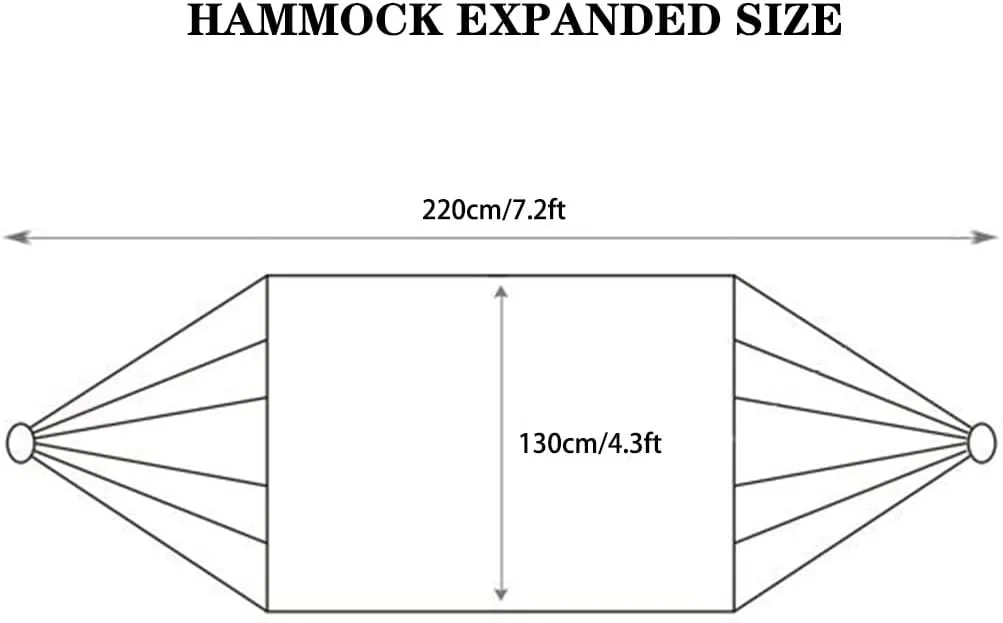 Outdoor Thick Nylon Rope Hammock, Summer Portable Mesh Breathable Swing, Storage Bag/tie Rope, Load Bearing 100kg/220.5lbs